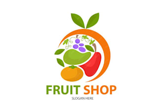 design aesthetics ideal fruit logo