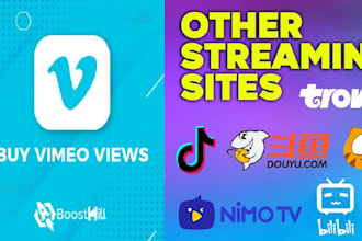 skyrocket your trovo channel to have live viewers and increase vimeo livestream