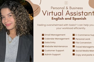 be your virtual assistant english and spanish