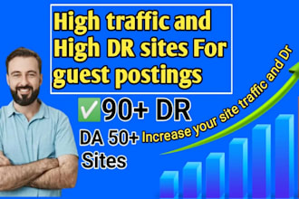 do guest post on high quality 50 da websites