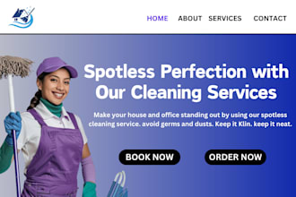 cleaning service website cleaning website house cleaning website booking koala