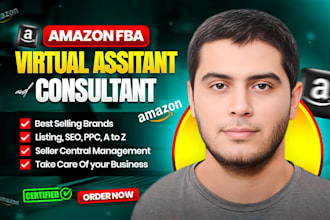 be your professional amazon fba virtual assistant and expert consultant