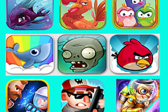 create main game icon and inside items icons for your games