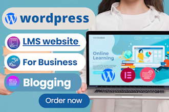 design a professional wordpress lms website for your business