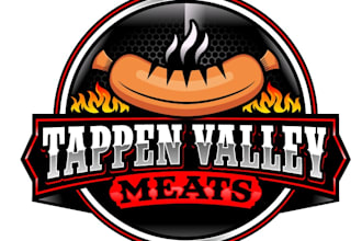 design wonderful meats roll logo free unlimited revision