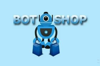 build telegram shop bot, ecommerce bot, store bot, payment bot, crypto shop bot