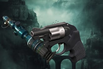 create 3d game ready props, assets, weapons, vehicle and other items
