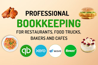 do bookkeeping for restaurants food trucks bakery and café in quickbooks online