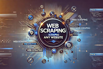 do website scraping and data scraping with any website