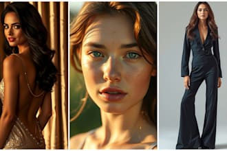 create ai generated image of model for commercial use