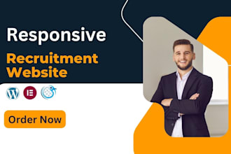 design recruitment staffing agency healthcare job hiring wordpress website