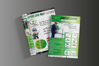 create flyer design for church, food, event and party