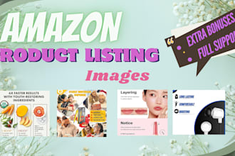 do amazon listing images design, amazon infographic, product listing images