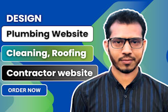 build plumbing, roofing, cleaning, construction, handyman, and hvac website
