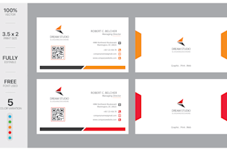 do creative modern minimalist business logo and card design