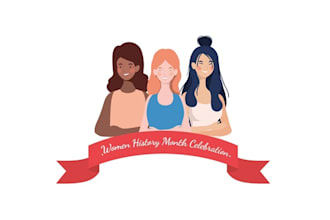 design conference women event logo