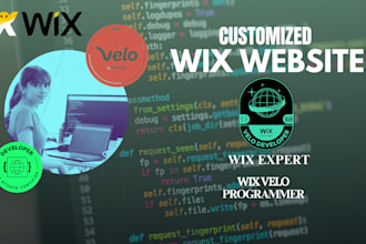 be your wix velo developer, wix code, wix website design, wix website redesign