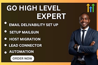 setup email deliverability on go high level or fix email ghl problems