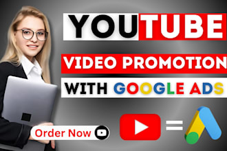 create google ads campaign for youtube videos promotion growth organic views