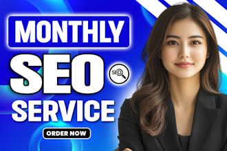 do monthly seo with high quality backlinks link building service