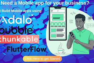 build your mobile app with flutterflow bubble thunkable goodbarber
