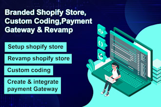 develop branded shopify store