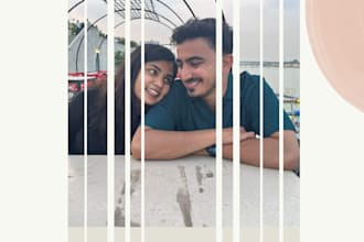 do classy picture editing for your save the date posts