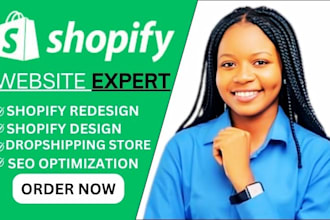 design, redesign shopify store, shopify dropshipping store, shopify website