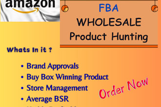 do product hunting, verified suppliers for fba wholesale