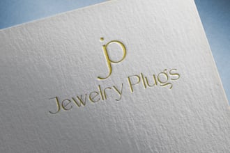 do a minimalist jewelry logo design elegant unique branding