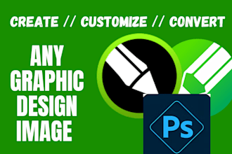 create customize convert graphic design to coreldraw work pdf jpeg png dxf raw