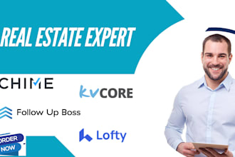 setup and manage lofty, follow up boss, kvcore chime and idx website