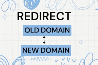 redirect domain forward old domain,transfer domain to website or store