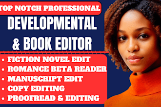 help with developmental and copy edit your novel memoir fiction nonfiction book