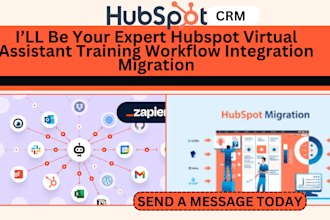 be your expert hubspot virtual assistant training workflow integration migration