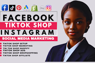 setup tiktok shop ,tiktok shop manager, pro tiktok shop ads expert  tiktok ads