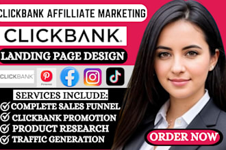 do clickbank affiliate marketing affiliate link promotion landing page design
