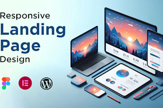create high converting one page website landing page design