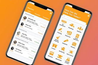 develop handyman app, tree trimming, upkeep, pest control, plumbing website