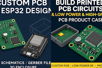 do embedded products and pcbs hardware design, GPU esp32, stm32 altium design