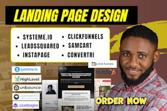create systme io clickfunnels instapage leadsquared convertri landing page