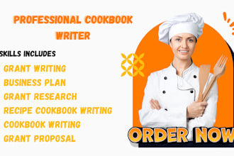 write recipes for cookbook, ebook, recipe book, food blog, and meal plan