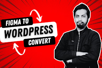convert figma to wordpress, PSD to wordpress, and figma to elementor pro