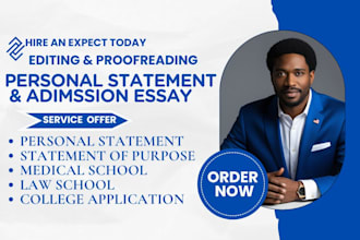 edit and proofreading your admission essay, law, grad school personal statement