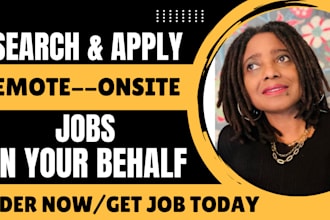 search and apply for remote jobs and onsite jobs or any job application