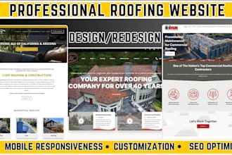 build construction, roofing, plumbing, cleaning contractor handyman wix website