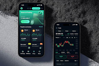 develop financial learning app, forex course app, crypto literacy app with ai