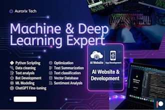 build personalized machine learning ai nlp computer vision solutions