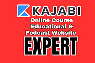 be your kajabi online course kajabi podcast design kajabi website redesign