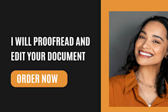 proofread, edit and format your document